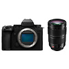 Lumix DC-S5 IIX Mirrorless Digital Camera Body (Black) with Lumix S PRO 24-70mm f/2.8 Lens Thumbnail 0