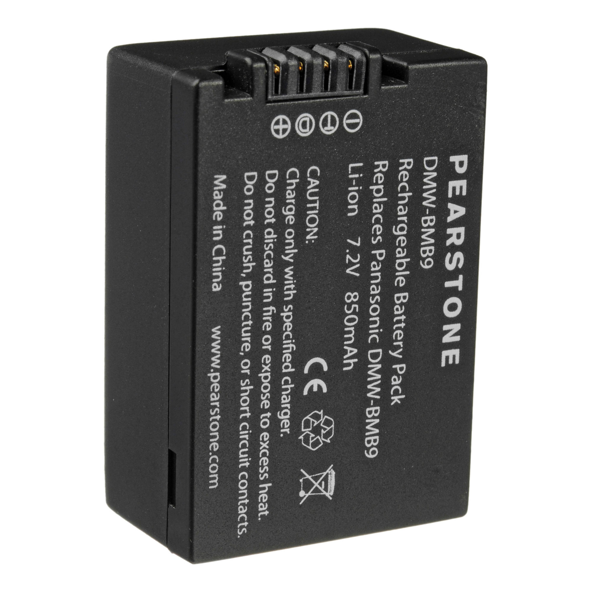 DMW-BMB9 Rechargeable Lithium-Ion Battery for Select Panasonic Cameras and Camcorders