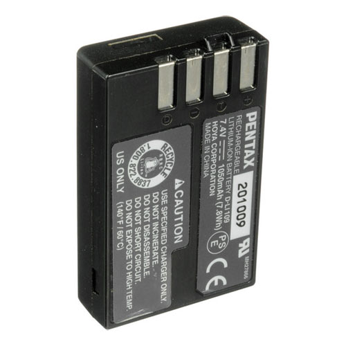 Rechargeable Li-Ion Battery D-Li109 for The KR Digital SLR Camera Rechargeable Li-Ion Battery D-Li109 for The KR Digital SLR Camera