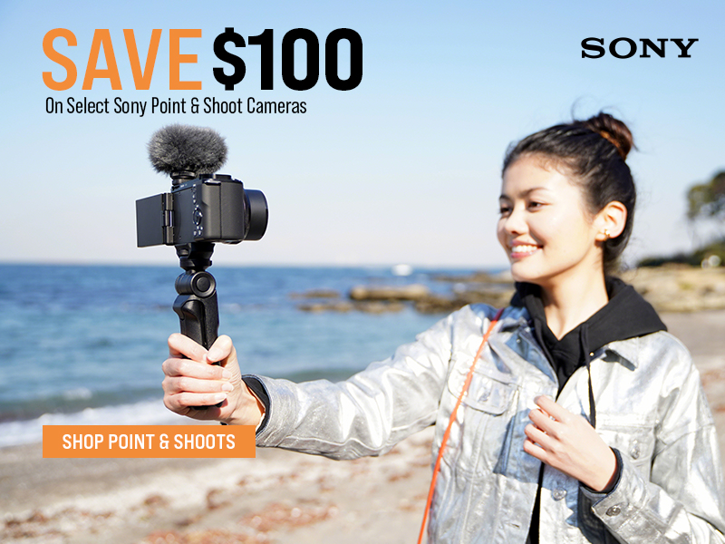 Sony Point & Shoot $100 Savings