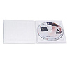 Topflight Bound Leatherette CD Holder, White with Pearl Accents, Holds 1 CD Thumbnail 1