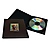CD Holder with 2x2 Front Cover Photo Window, Brown