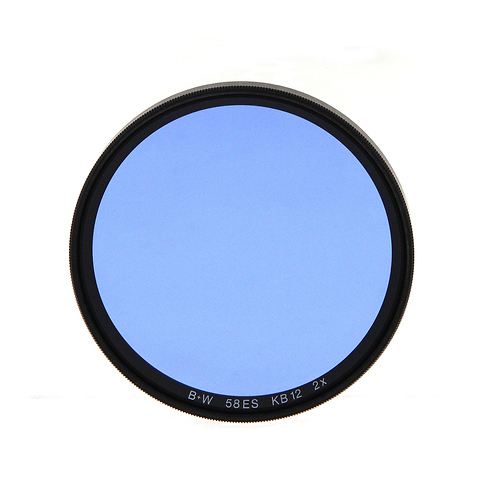 58mm KB-12 (80B) Cooling Color Conversion Slim Glass Filter Image 0