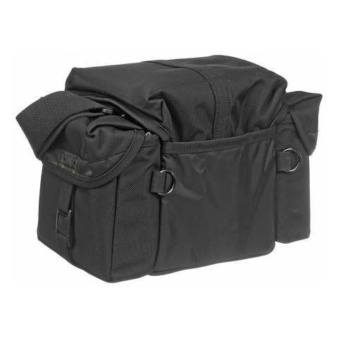J-3 Journalist Ballistic Super Compact Shoulder Bag - Black Image 2