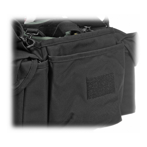 J-3 Journalist Ballistic Super Compact Shoulder Bag - Black Image 3