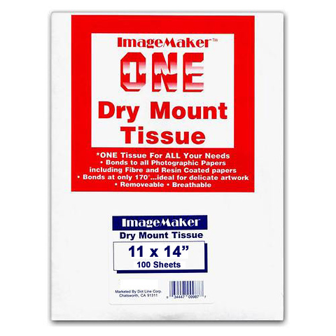 11x14 Dry Mount Tissue, 100 Sheets Image 0