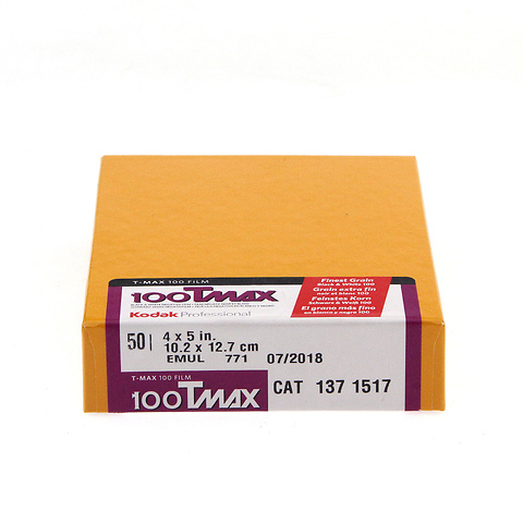 Professional T-MAX 100, TMX 4052 100 ASA Black & White Film, 4