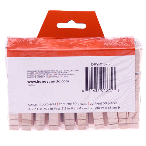 HW104 Clothes Pins #24 (50 Pack) Image 1