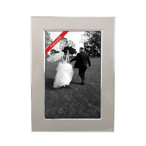 Silverplate Classic Frame 4 x 6 - Polished & Engraveable Image 0