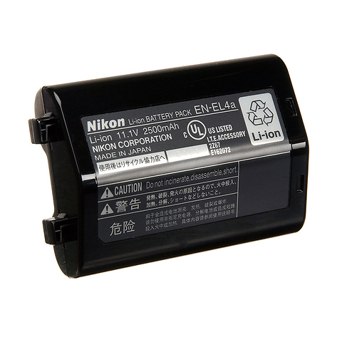 EN-EL4a Rechargeable Lithium-Ion Battery for Select Nikon D-Series Cameras Image 0