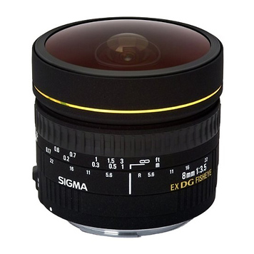 8mm f/3.5 EX DG Circular Fisheye Auto Focus Lens for Nikon