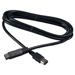 15ft. FireWire 800 / i.Link 9Pin to 6Pin Black Cable Image 0