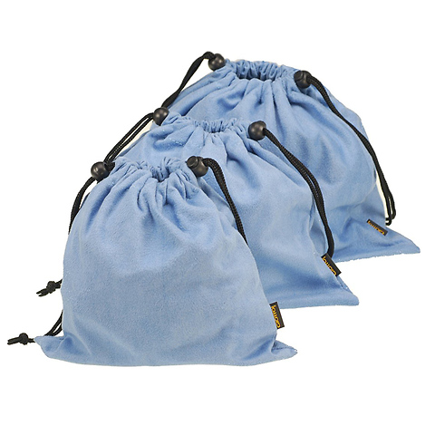 Microfiber Cleaning Pouch Light Blue 2.8 x 4.7 in. Image 0
