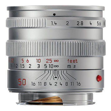 50mm f/1.4 M Aspherical Manual Focus Lens (Silver)