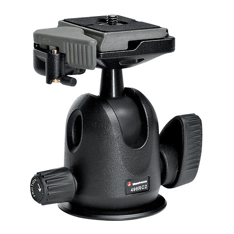 496RC2 Compact Ball Head with RC2 Quick Release Plate Image 0