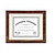 8.5 x 11 Beautiful Burlwood Document Frame with Fancy Double Mat