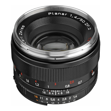 Ikon 50mm f/1.4 Planar T* ZF.2 Series MF Lens (Nikon F-Mount)