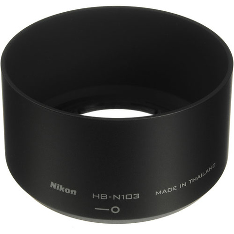 HB-N103 Lens Hood for 30-110mm f/3.8-5.6 1 Nikkor Lens (Black) Image 0