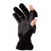 Men's Fleece Gloves - Black, Small Thumbnail 0
