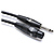 Pro Microphone Cable, REAN XLR3F to 1/4 in TS, 25 ft