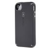 CandyShell Satin Case for iPhone 4 & 4S (Black with Dark Grey) Thumbnail 0