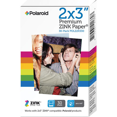 2x3 inch Premium ZINK Photo Paper (30 Sheets) Image 0