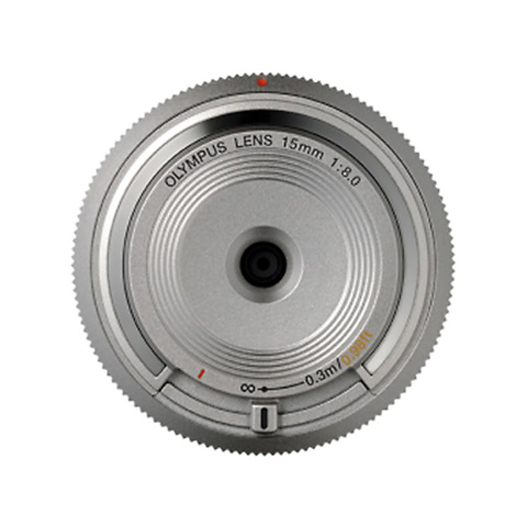 15mm f/8.0 Body Cap Lens - Silver Image 1