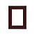 Angled Gallery Wood Molding Frame for a 11 x 14 In. Photograph - Dark Walnut