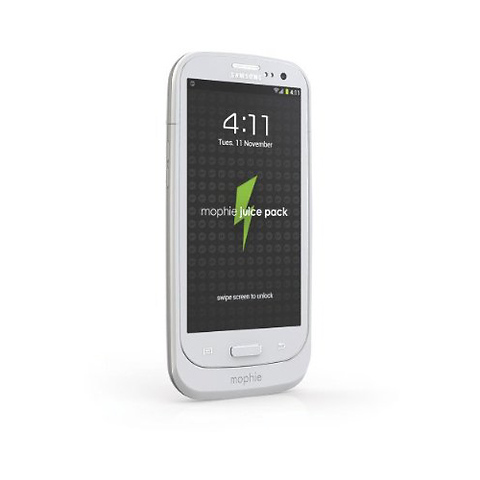 Juice Pack Battery Case for Samsung Galaxy S III (White) Image 1
