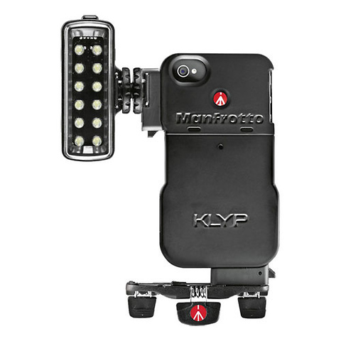 KLYP Case for iPhone 4/4S + ML120 LED Light + POCKET Tripod Image 0