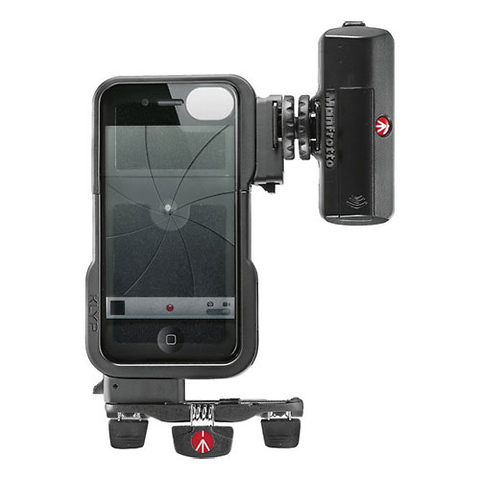 KLYP Case for iPhone 4/4S + ML120 LED Light + POCKET Tripod Image 1
