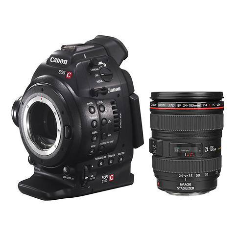 EOS C100 Cinema Camera With EF 24-105 Lens Image 0