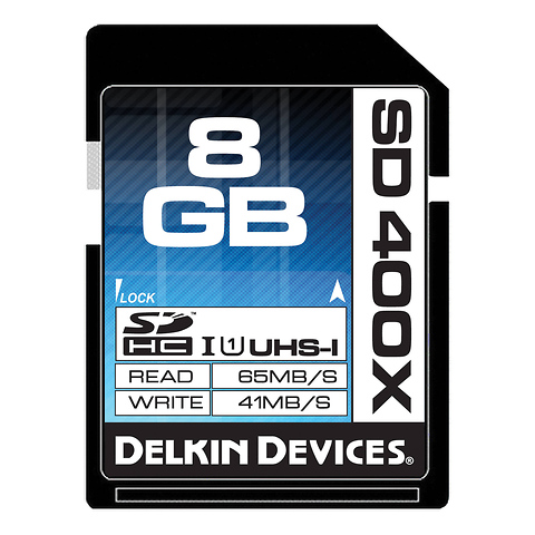 8GB SDHC Memory Card 400x UHS-I Image 0