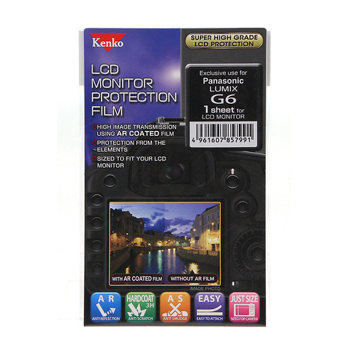 LCD Monitor Protection Film For Panasonic G6 Image 0