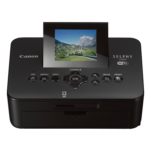 SELPHY CP910 Wireless Compact Photo Printer (Black) Image 0