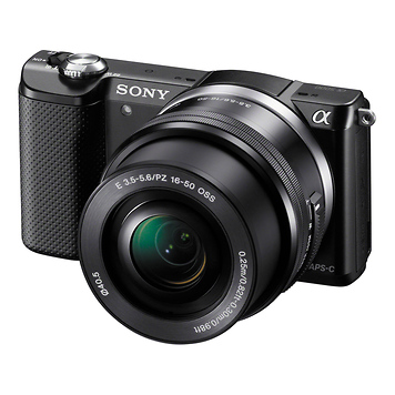 Alpha a5000 Mirrorless Digital Camera with 16-50mm Lens (Black)
