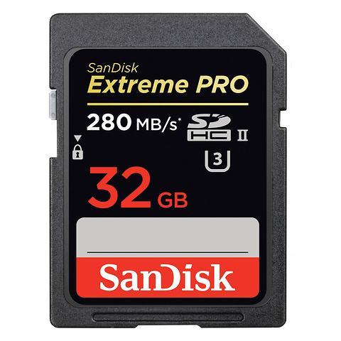 32GB Extreme PRO SDXC UHS-II Memory Card Image 0