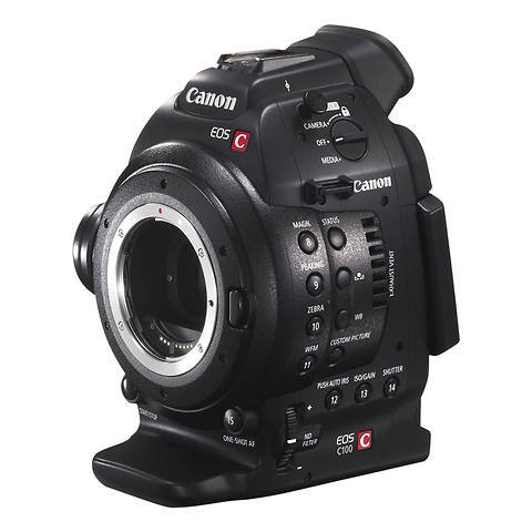 EOS C100 Cinema EOS Camera with Dual Pixel CMOS AF and 24-105mm f/4L Lens Image 1