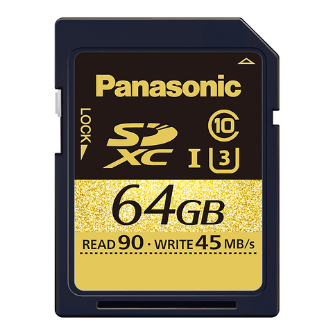 64GB SDXC-UHS-I U3 CARD (90MB/S) Image 0