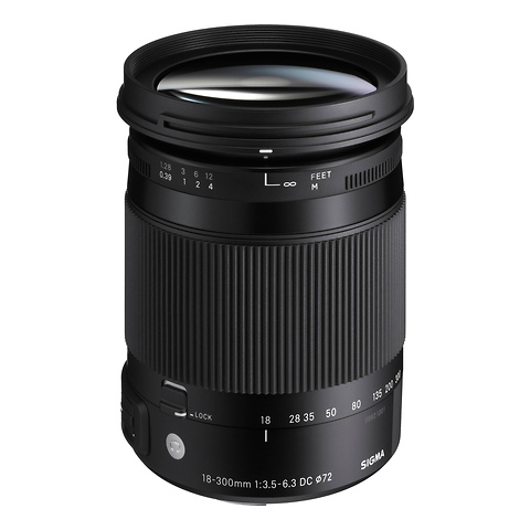 18-300mm f/3.5-6.3 DC HSM OS Macro Zoom Contemporary Lens for Canon EF Image 0