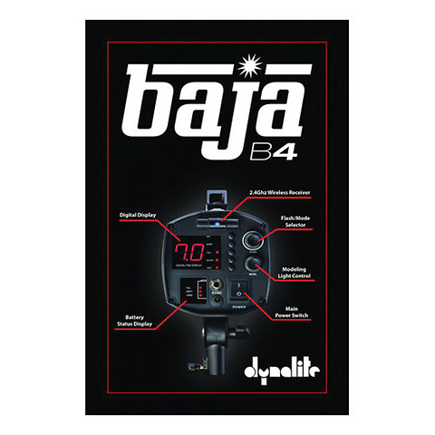 Baja B4 Battery-Powered Monolight Image 1