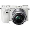 Alpha a6000 Mirrorless Digital Camera with 16-50mm Lens (White) Thumbnail 1