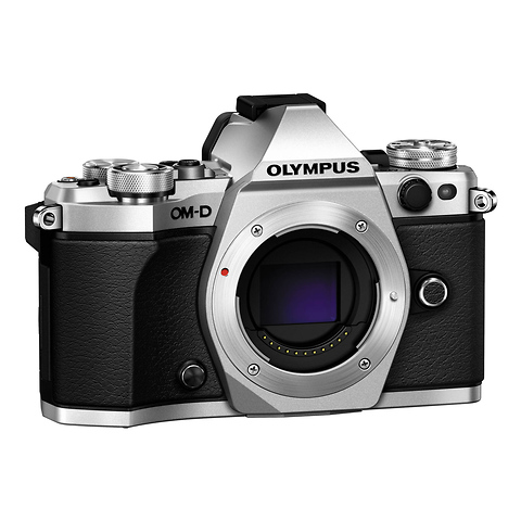OM-D E-M5 Mark II Micro Four Thirds Digital Camera Body (Silver) Image 1
