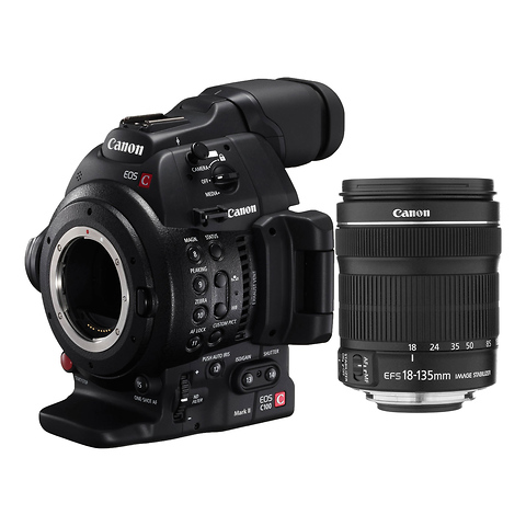 EOS C100 Mark II Cinema EOS Camera with EF-S 18-135mm IS STM Lens Image 0
