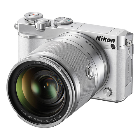 1 J5 Mirrorless Digital Camera with 10-100mm Lens (White) Image 0