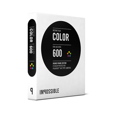 600 Color Round Frame Instant Film Image 0