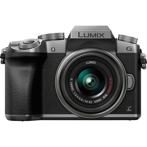 Lumix DMC-G7 Mirrorless Micro Four Thirds Digital Camera with 14-42mm Lens (Silver) Image 1