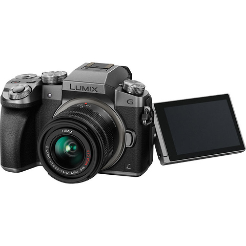 Lumix DMC-G7 Mirrorless Micro Four Thirds Digital Camera with 14-42mm Lens (Silver) Image 2