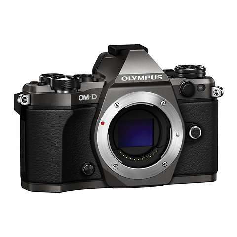 OM-D E-M5 Mark II Limited Edition Micro Four Thirds Digital Camera Body (Titanium) Image 1