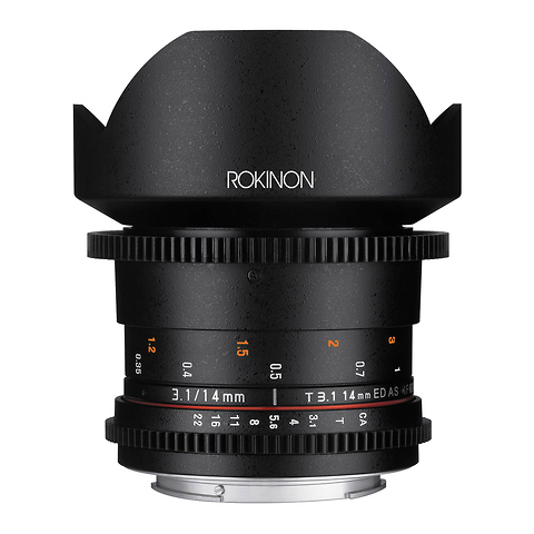 14mm T3.1 Cine DS Lens for Canon EF Mount Image 2